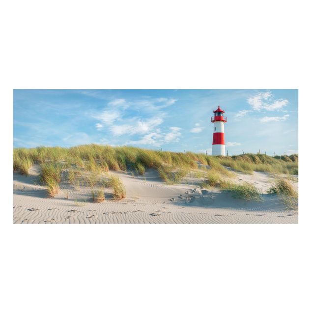 Billeder landskaber Lighthouse At The North Sea