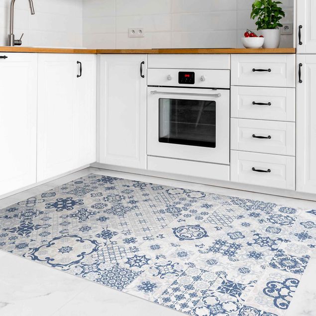 køkken dekorationer Ceramic Tiles Agadir Blue
