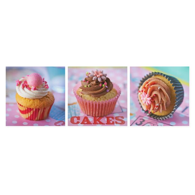Billeder på lærred Colourful Cupcakes