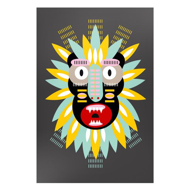 Billeder indianere Collage Ethnic Mask - King Kong