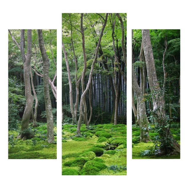 Billeder på lærred skove Growing Trees