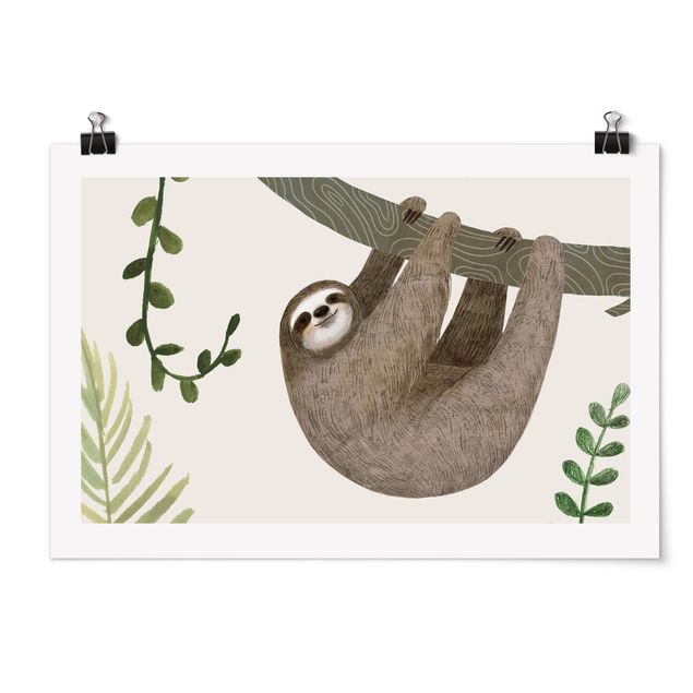 Billeder ordsprog Sloth Sayings - Hang