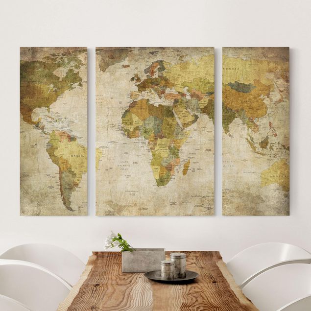 køkken dekorationer World map