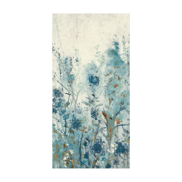 blomstret gulvtæppe Blue Spring Meadow II