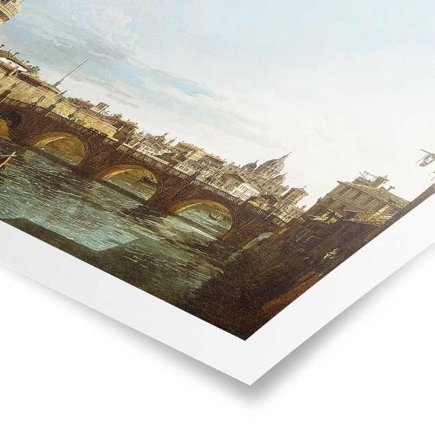 Kunst stilarter Bernardo Bellotto - View of Rome looking West
