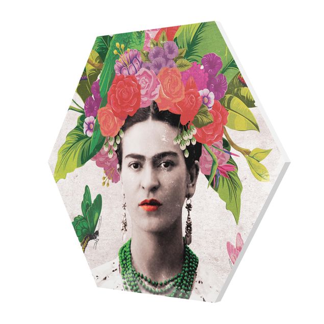Forex Frida Kahlo - Flower Portrait