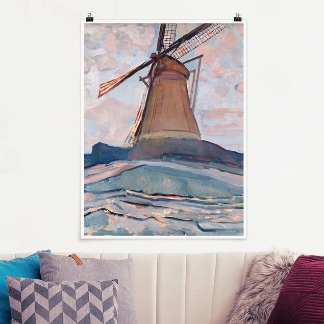 køkken dekorationer Piet Mondrian - Windmill