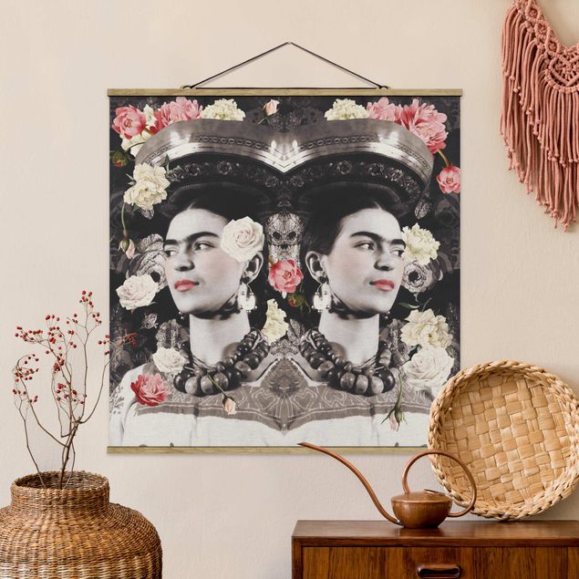 køkken dekorationer Frida Kahlo - Flower Flood