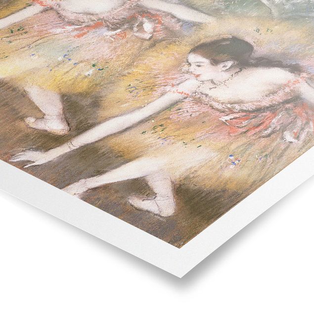Plakater kunsttryk Edgar Degas - Dancers Bending Down