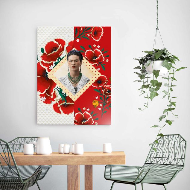 køkken dekorationer Frida Kahlo - Poppies