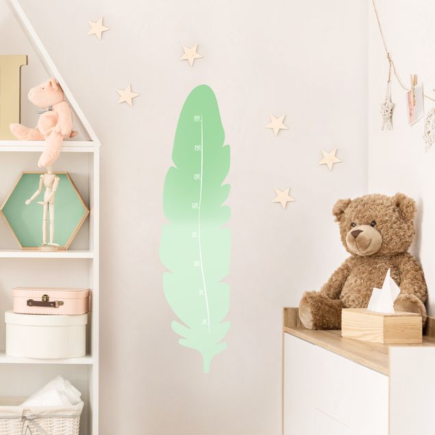 Wallstickers fjedre Feather Mint