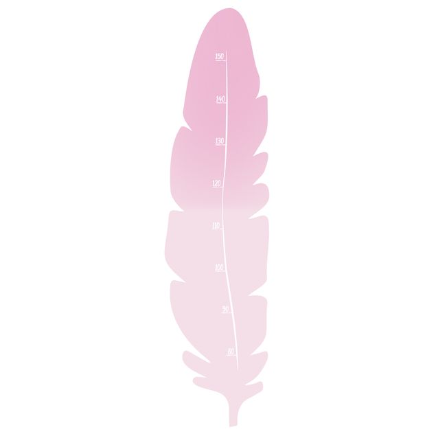 Wallstickers Feather Pink