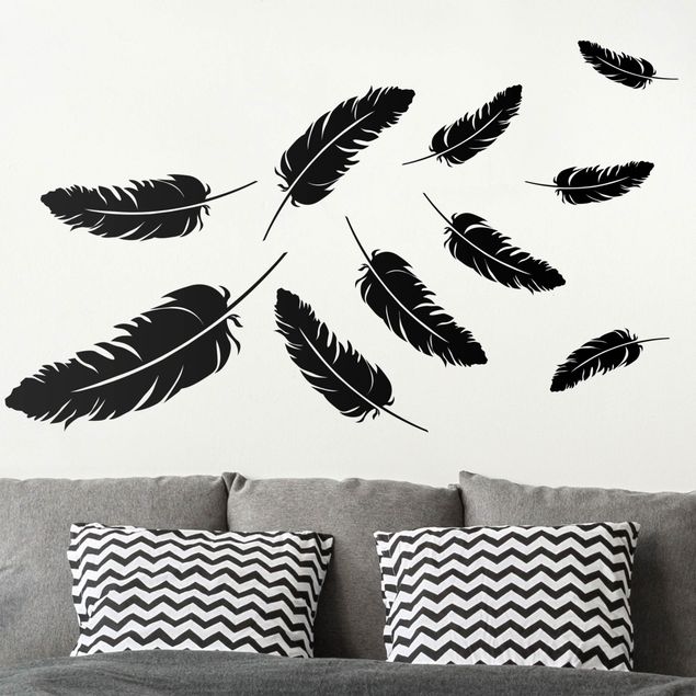 Wallstickers fjedre Feathers