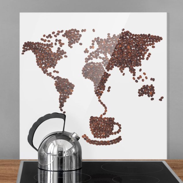 køkken dekorationer Coffee around the world