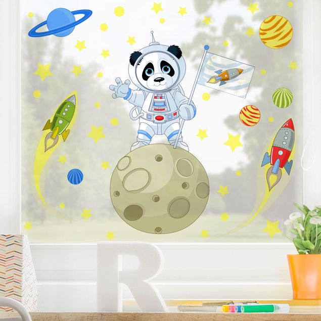 Børneværelse deco Astronaut Panda