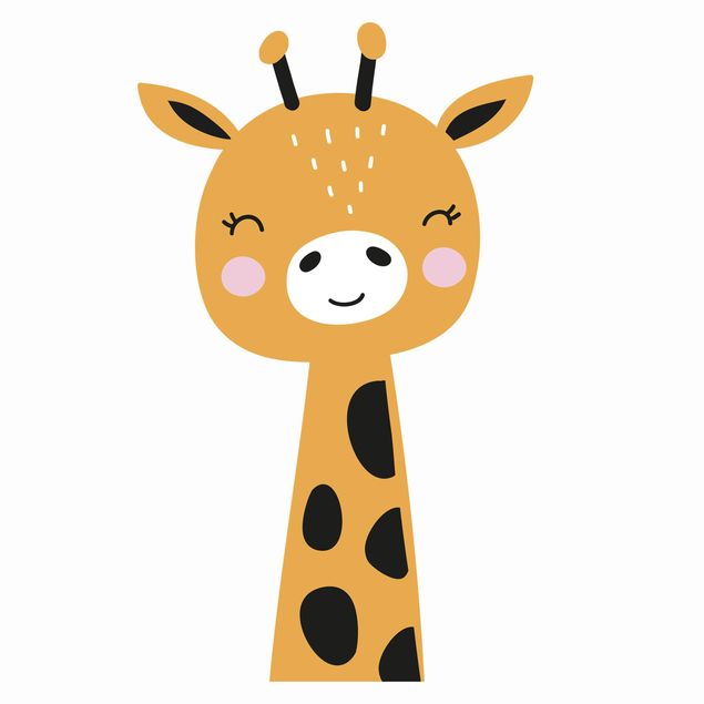 Vinduesklistermærker dyr Baby Giraffe