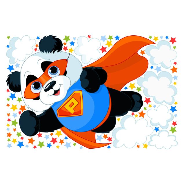 Selvklæbende folier Super Panda