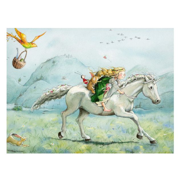 Vinduesklistermærker dyr Lilia - On The Unicorn
