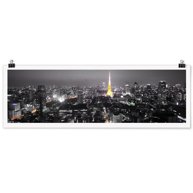Plakater arkitektur og skyline Tokyo