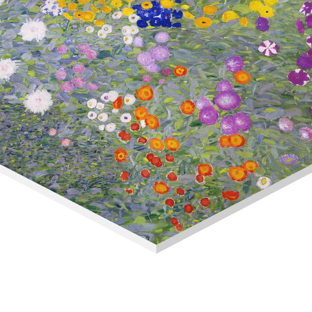 Billeder lilla Gustav Klimt - Cottage Garden
