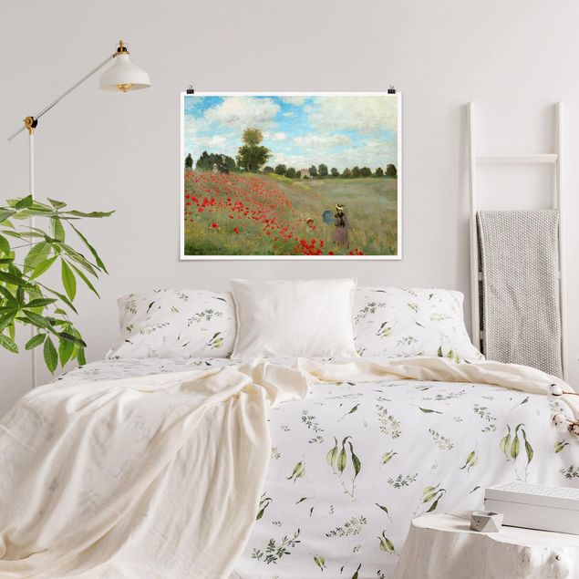 Kunst stilarter impressionisme Claude Monet - Poppy Field Near Argenteuil