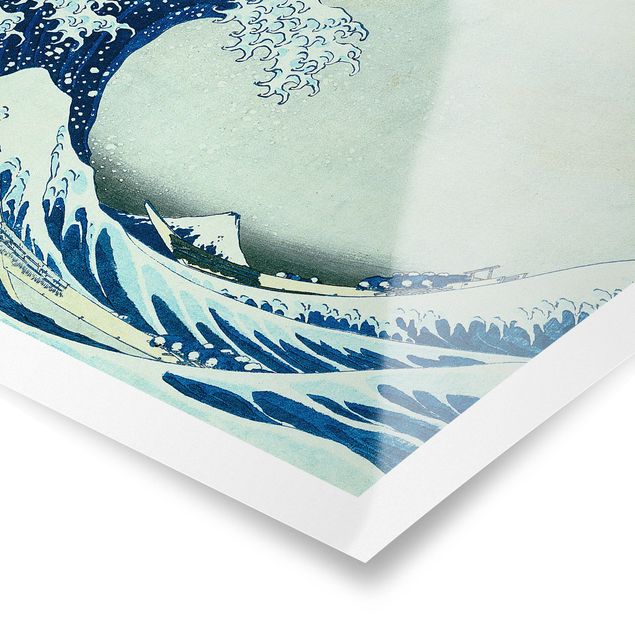Plakater kunsttryk Katsushika Hokusai - The Great Wave At Kanagawa