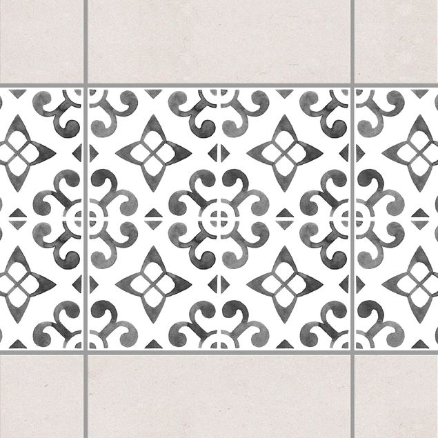køkken dekorationer Gray White Pattern Series No.5