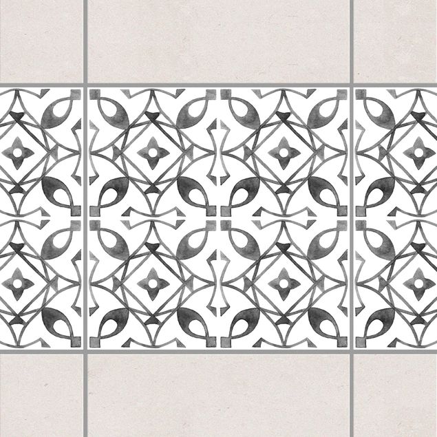 køkken dekorationer Gray White Pattern Series No.8