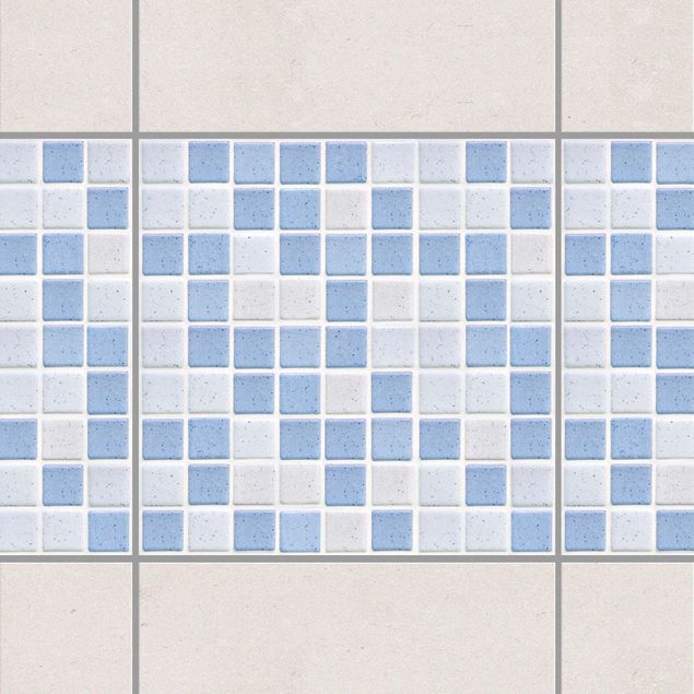 køkken dekorationer Mosaic Tiles Light Blue