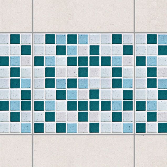 køkken dekorationer Mosaic Tiles Turquoise Blue