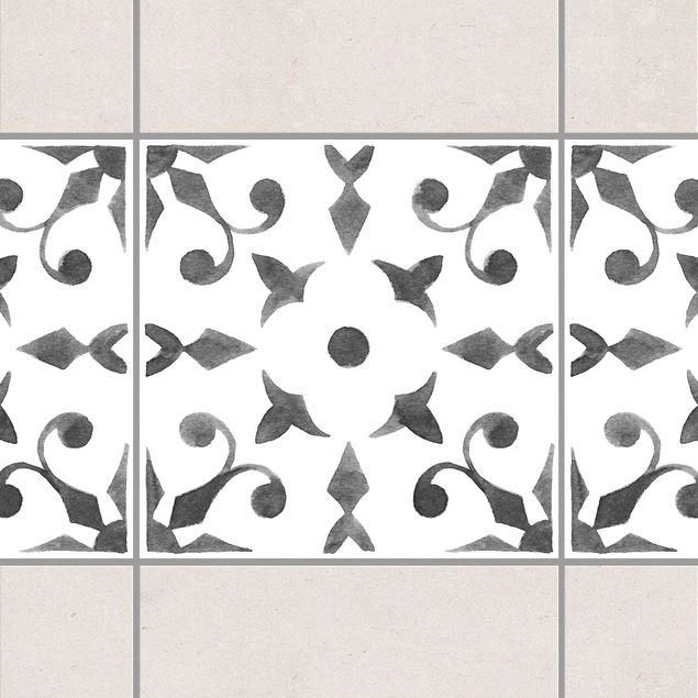 køkken dekorationer Pattern Gray White Series No.6