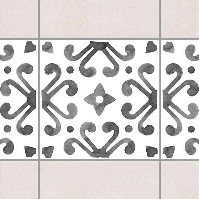 køkken dekorationer Pattern Gray White Series No.7