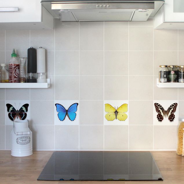 Flise klistermærker Elegant Butterfly Set