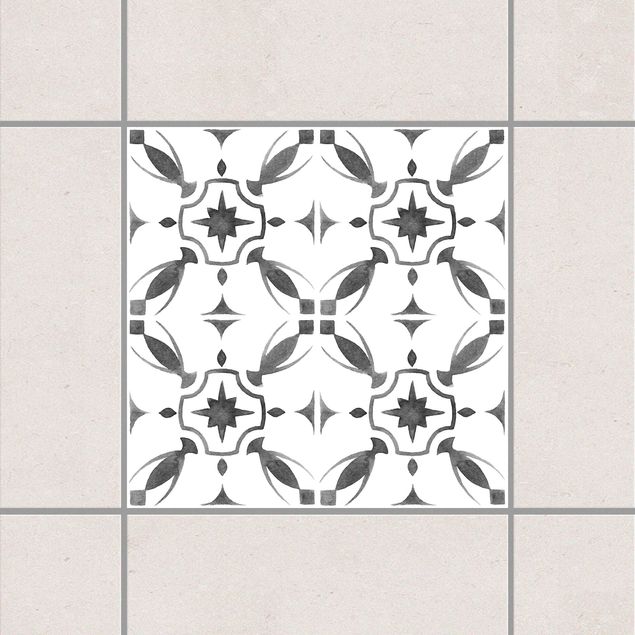 køkken dekorationer Gray White Pattern Series No.1
