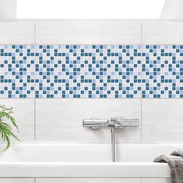 Flise klistermærker mosaik Mosaic Tiles Blue Gray