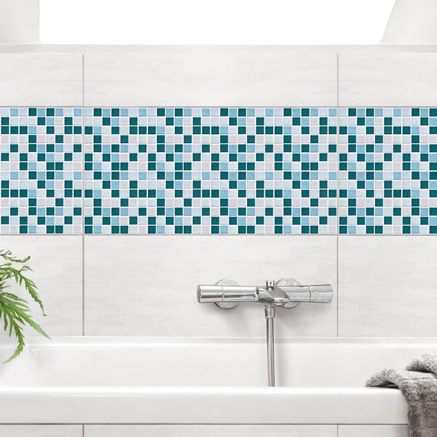 Flise klistermærker mosaik Mosaic Tiles Turquoise Blue