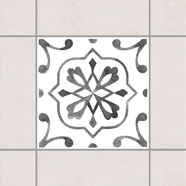 køkken dekorationer Pattern Gray White Series No.4