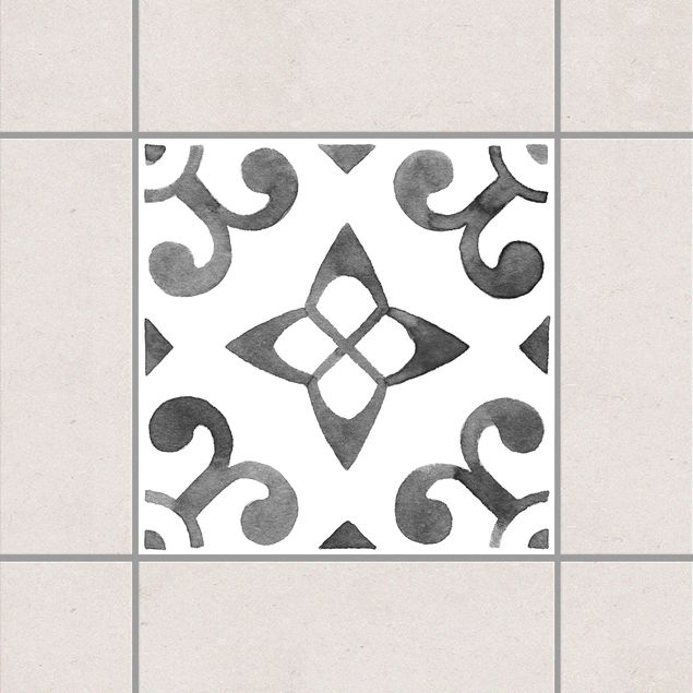 køkken dekorationer Pattern Gray White Series No.5