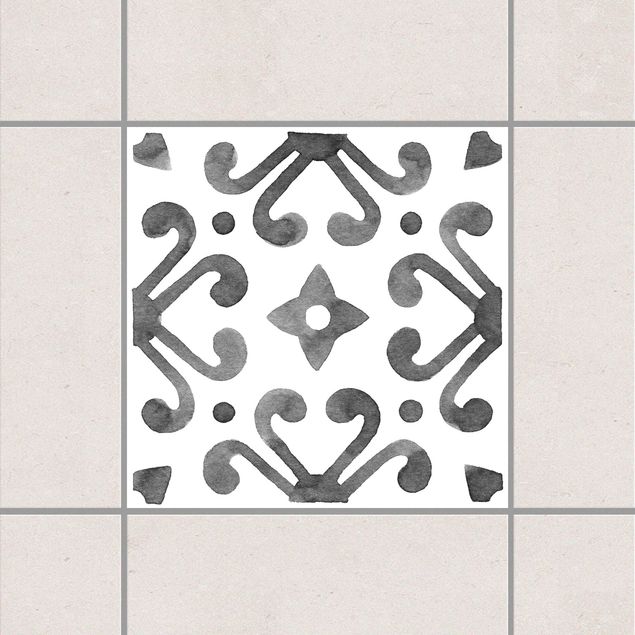 køkken dekorationer Pattern Gray White Series No.7