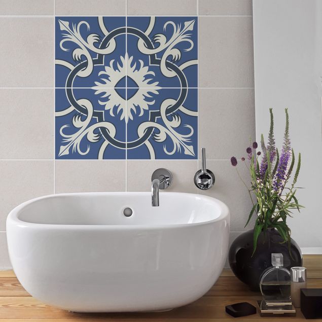 Flise klistermærker mønstre Spanish mirror tiles from 4 tiles