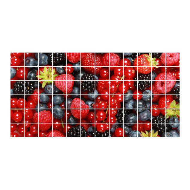 Flise klistermærker Fruity Berries