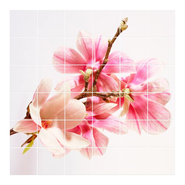 Flise klistermærker Magnolia Blossoms