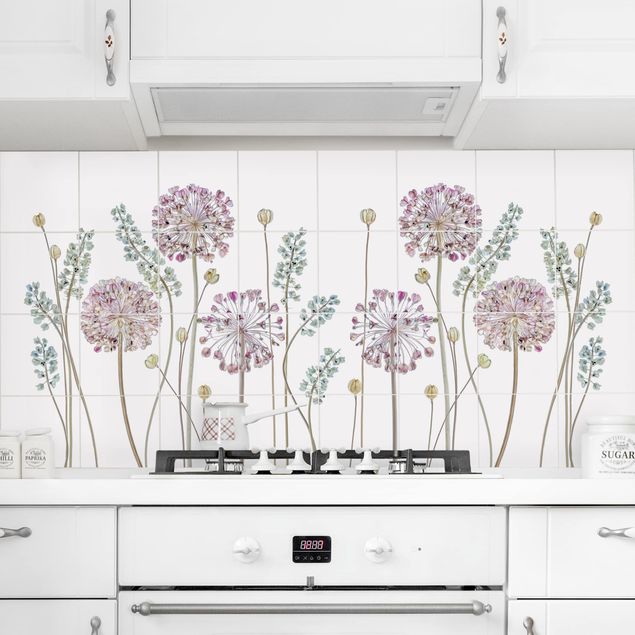 køkken dekorationer Allium Illustration