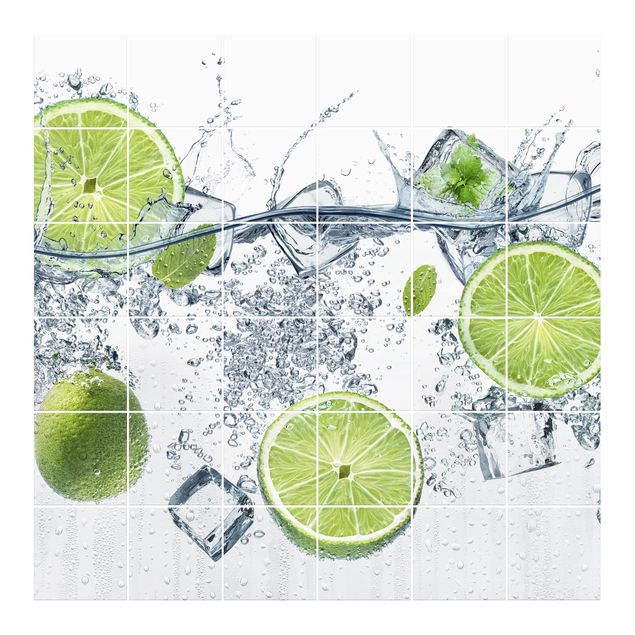 Flise klistermærker Refreshing Lime