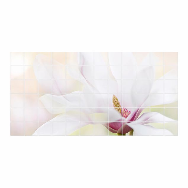Flise klistermærker Delicate Magnolia Blossom