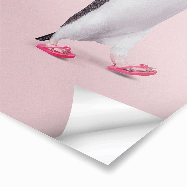 Plakater Flip-Flop Penguin