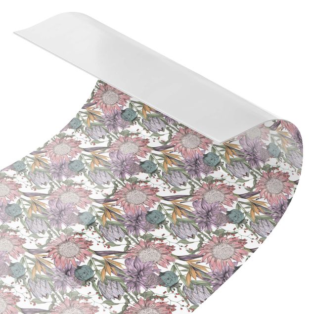 Stænkplade - Floral Elegance In Pastel XXL