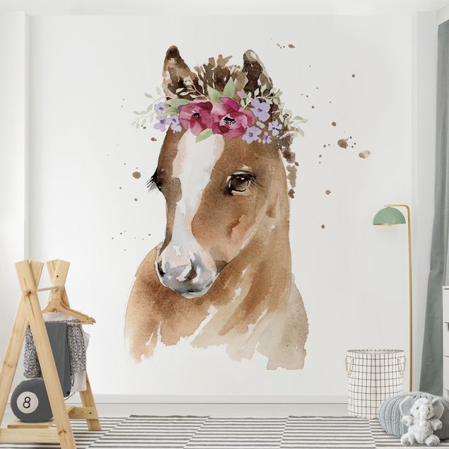 Moderne tapet Floral Pony