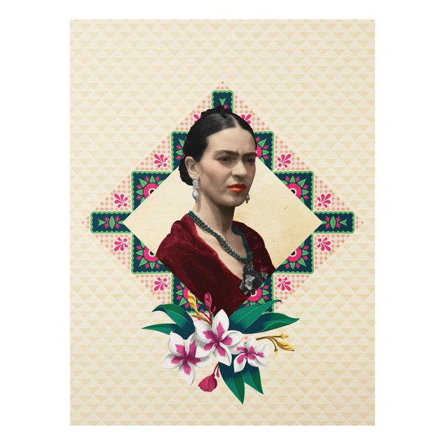 Billeder blomster Frida Kahlo - Flowers And Geometry