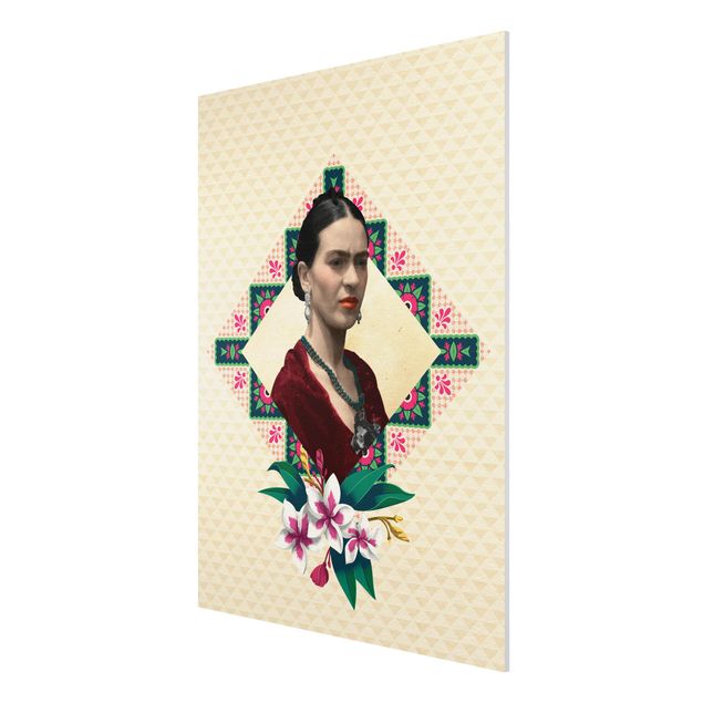 Billeder blomster Frida Kahlo - Flowers And Geometry